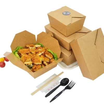 750ml к Biodegradable сэндвичу 2000ml кладет пищевые контейнеры в коробку Eco дружелюбные устранимые