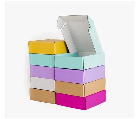 Коробки 9x6x3 9x6x4 отправителя цвета конфеты одежды изготовленные на заказ рифленые
