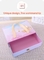 Подарочная коробка пурпура 2mm фантазии выбитая картоном с вытягивает вне ящик