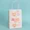 бумажных мешков Kraft печати медведя 120gsm бумажный мешок Recyclable изготовленный на заказ ходя по магазинам для еды