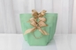 Штемпелевать ленты бабочки хозяйственной сумки логотипа сумку подарка салатовой косметической белую