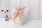 Штемпелевать ленты бабочки хозяйственной сумки логотипа сумку подарка салатовой косметической белую