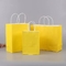 Изготовленным на заказ хозяйственные сумки напечатанные логотипом бумажные завертывают продуктовые сумки в бумагу с ручками