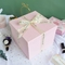 Черная розовая коробка упаковки платья свадьбы Paperboard коробки бумаги свадьбы 210gsm-400gsm