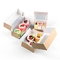Коробка бумаги пищевого контейнера пирожного