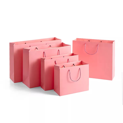 ISO бумажный мешок циннамона нижнего белья бумажных мешков одежды офсетной печати розовый