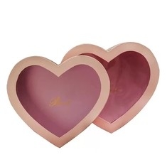 Картонные коробки сердца любов коробки 3MM подарка картона ODM упаковывая толстые с окном