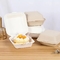 Коробка для завтрака сахарного тростника раковины отсека бумажной коробки пищевого контейнера торта