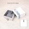 Ювелирных изделий бумаги Kraft серого цвета ожерелья ODM подарочные коробки белых небольшие с ящиком