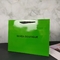 Бумажный мешок одеяния зеленого цвета авокадоа логотипа 26x9x33cm золота с ручкой ленты