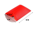 Коробка бумаги 9cm*7cm*2.5cm Kraft фольги горячая штемпелюя красная упаковывая